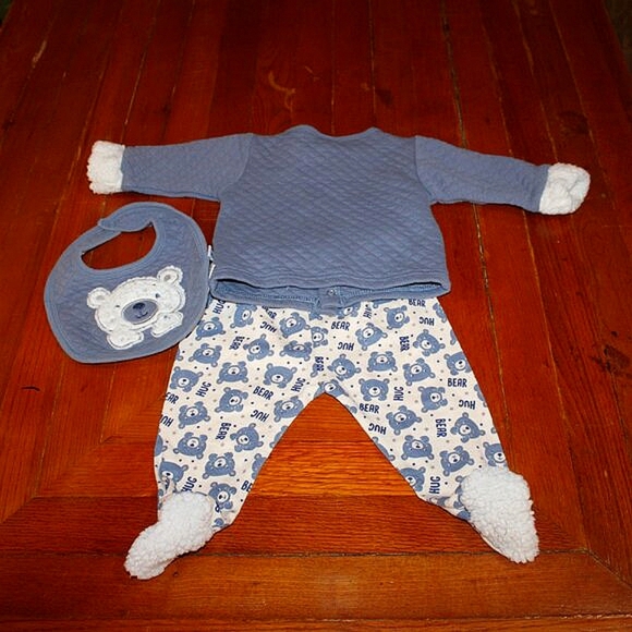 Baby Boy Outfit Bundle - 3-6 Months - Disney, Jean Jacket, Bear Theme - 8 Piece - Picture 6 of 14